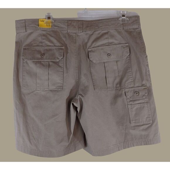 Cabela's Mens Tan 8-pocket Hiking Outdoor Shorts Size 40 Waist 9-Inch Inseam NWT - Picture 3 of 11